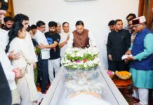 मुख्यमंत्री धामी ने पद्मश्री निशानेबाज जसपाल राणा को दी श्रद्धांजलि, परिजनों से मिलकर जताया शोक