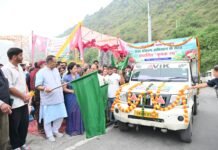 सुवाखोली में सेवा संकल्प अभियान के तहत कृषक रथ रवाना, गणेश जोशी ने दिखाई हरी झंडी
